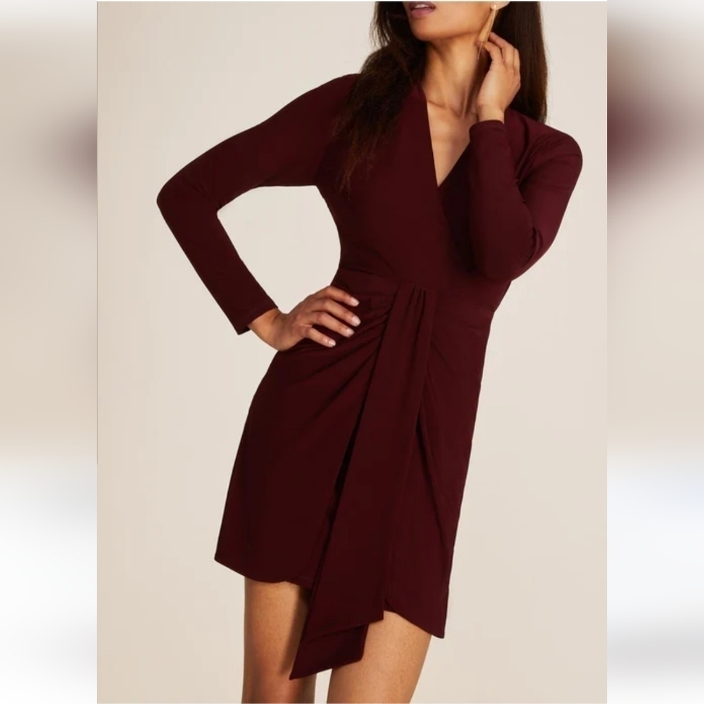 Le Chateau V-Neck Wrap Dress